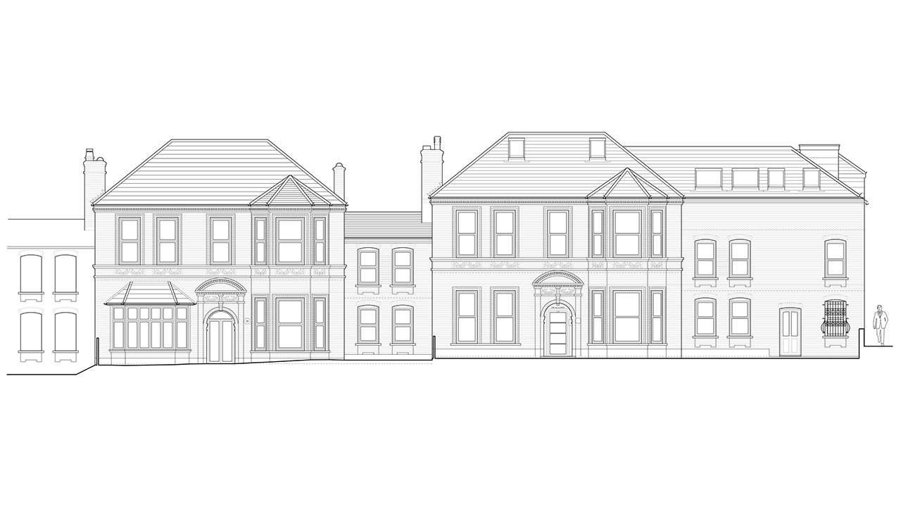 Care Home London Front Elevation