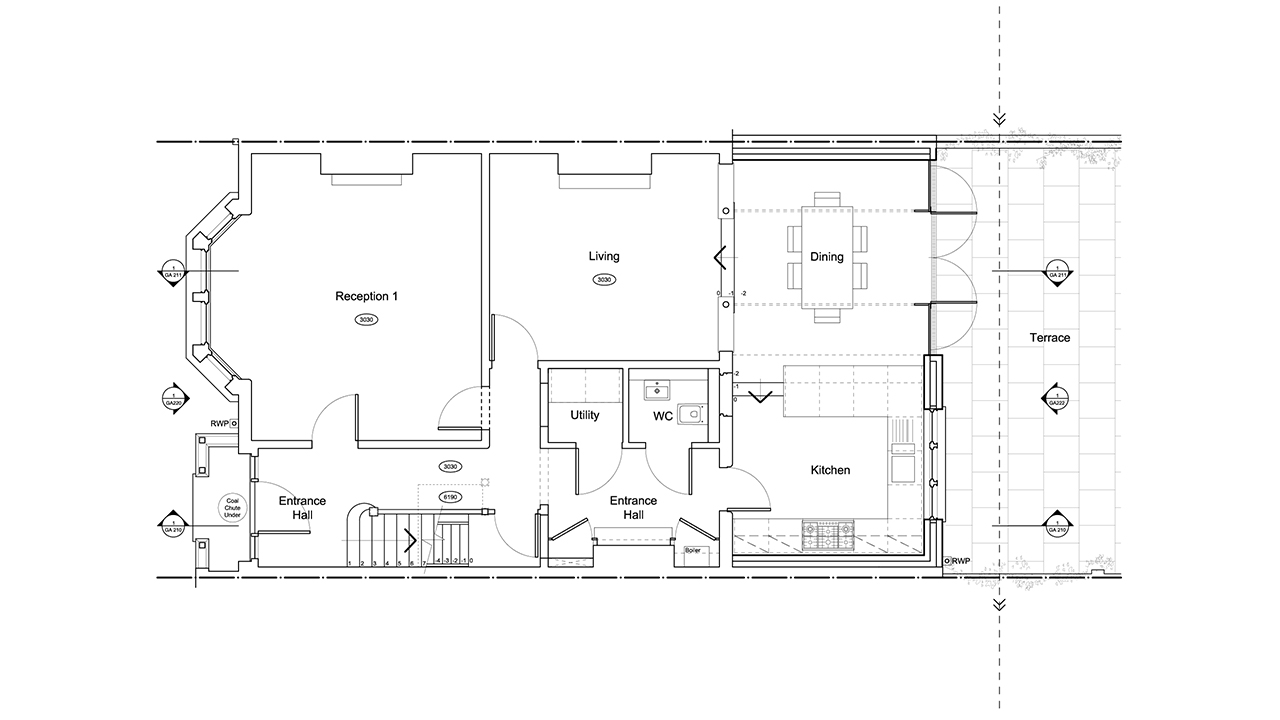 Modern_Residential_Extension_Greenwich_Ground_Floor_Plan